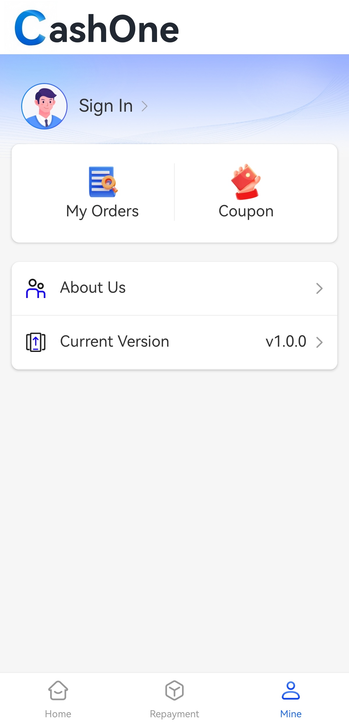 CashOne Screenshot 2